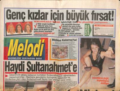 Sabah Gazetesi Melodi Eki 14 Ağustos 1992 - Aylin , Zirveye Kendi Kanatıyla Uçuyor GZ93897 - 1