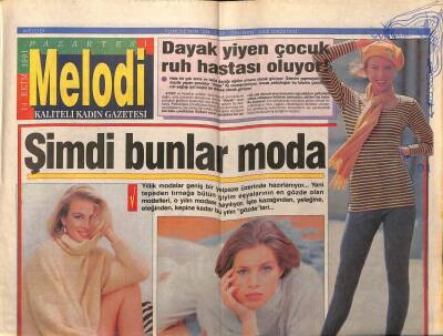 Sabah Gazetesi Melodi Eki 14 Ekim 1991 - Dayak Yiyen Çocuk Ruh Hastası Oluyor GZ75298 - 1