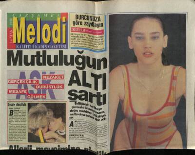 Sabah Gazetesi Melodi Eki 14 Mart 1990 - Ankaralılar Müjde Arı Sevdi GZ75249 - 1