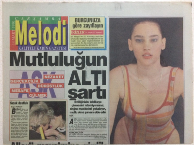 Sabah Gazetesi Melodi Eki 14 Mart 1990 - Mutluluğun Altı Şartı GZ24701 - 1