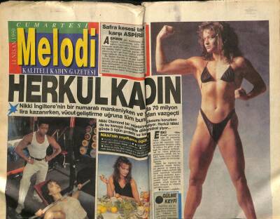 Sabah Gazetesi Melodi Eki 14 Nisan 1990 - Herkül Kadın Nikki GZ75271 - 1