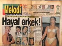 Sabah Gazetesi Melodi Eki 14 Ocak 1991 - Hayal Erkek,Kadir İnanır,Şener Şen,Tarık Akan GZ63019 - 1