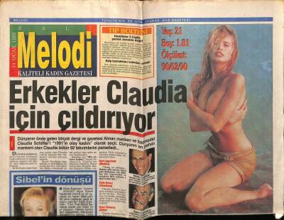 Sabah Gazetesi Melodi Eki 14 Ocak 1992 - Belkıs Akkale Stüdyoya Giriyor GZ75373 - 1
