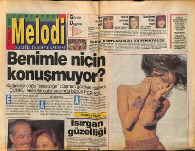 Sabah Gazetesi Melodi Eki 15 Aralık 1990 - Sophia Lorene Nazar Değdi GZ93832 - 1