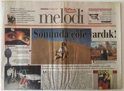 Sabah Gazetesi Melodi Eki 15 Kasım 1997 - Çiçek Takside Bu Hafta Seçim Heyecanı Var GZ22901 - 1