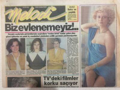 Sabah Gazetesi Melodi Eki 16 Eylül 1989 - Gönül Yazar Fıkır Fıkır Kaynıyor GZ50733 - 1
