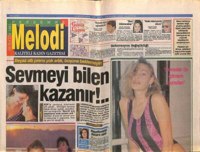 Sabah Gazetesi Melodi Eki 16 Mayıs 1991 - Sevmeyi Bilen Kazanır GZ75327 - 1