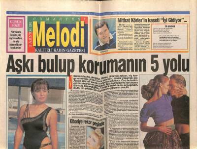 Sabah Gazetesi Melodi Eki 17 Ağustos 1991 - Bahar Öztan Ve Zor Günler GZ75355 - 1
