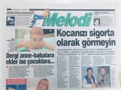 Sabah Gazetesi Melodi Eki - 17 Ekim 1996 - Estetik İçin İyi Düşünün GZ46277 - 1