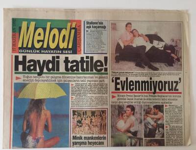 Sabah Gazetesi Melodi Eki 17 Haziran 1992 - Haydi Tatile ! GZ22990 - 1