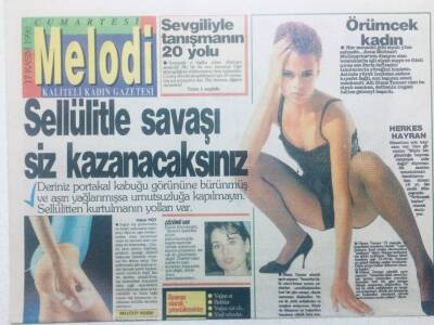 Sabah Gazetesi Melodi Eki 17 Kasım 1990 - Selülitle Savaşı Siz Kazanacaksınız GZ42336 - 1