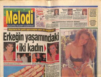 Sabah Gazetesi Melodi Eki 17 Mayıs 1991 - Sezen Aksu Şarkı Dinliyor GZ75326 - 1