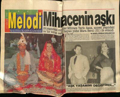 Sabah Gazetesi Melodi Eki 17 Nisan 1990 - Küçük Emrah Ve Manken Menajeri GZ75269 - 1