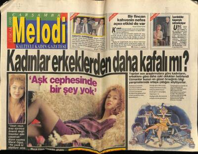 Sabah Gazetesi Melodi Eki 17 Ocak 1990 - Meral Oğuz,Aşk Cephesinde Bir Şey Yok GZ75414 - 1
