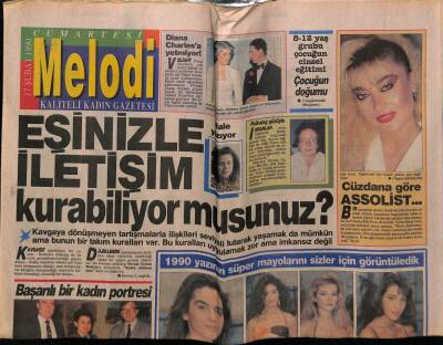 Sabah Gazetesi Melodi Eki 17 Şubat 1990 - Eşinizle İletişim Kurabiliyormusunuz? GZ75391 - 1