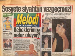 Sabah Gazetesi Melodi Eki 17 Temmuz 1992 - Bülent ErsoyGünahkarım GZ63000 - 1