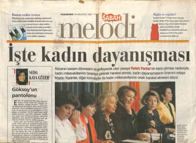 Sabah Gazetesi Melodi Eki 18 Ağustos 1997 - Mankenlerimiz İnternetli Oldu GZ113358 - 1
