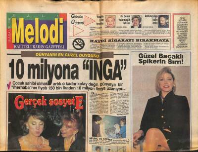 Sabah Gazetesi Melodi Eki 18 Aralık 1990 - Dünyanın En Güzel Duygusu 10 Milyona NGA GZ93833 - 1