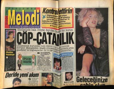 Sabah Gazetesi Melodi Eki 18 Ekim 1990 - Çöp-Çatanlık GZ75450 - 1