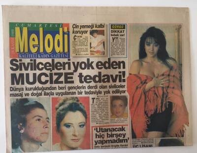 Sabah Gazetesi Melodi Eki 18 Kasım 1989 - Oya Aydoğan 3 Lisanı Ana Dili Gibi Konuşuyor GZ20953 - 1