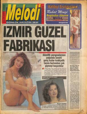 Sabah Gazetesi Melodi Eki 18 Mart 1992 - Queen Mary Enkaza Döndü - Azmin Zaferi Metin Şentürk GZ94218 - 1