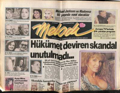 Sabah Gazetesi Melodi Eki 18 Şubat 1989 - Ayşe Mine Yeni Kasetini Hazırlıyor GZ63372 - 1