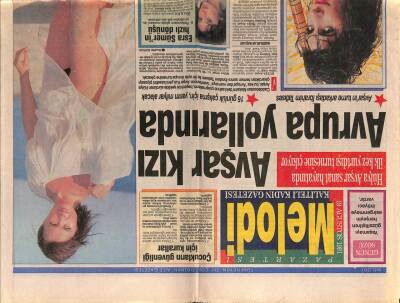 Sabah Gazetesi Melodi Eki 19 Ağustos 1991 - Hülya Avşar Avrupa Yollarında GZ75354 - 1