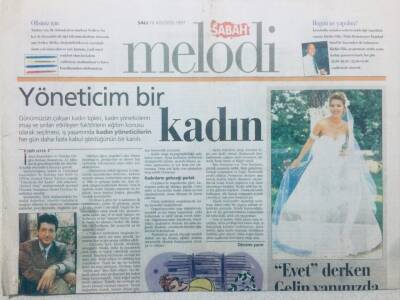 Sabah Gazetesi Melodi Eki 19 Ağustos 1997 - Çelik Sanatçı Yaşamıyla Halka Örnek Olacak GZ42338 - 1