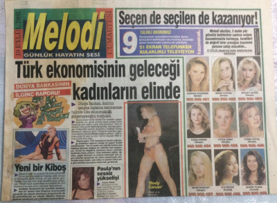Sabah Gazetesi Melodi Eki 19 Eylül 1992 - Türk Ekonomisinin Geleceği Kadınların Elinde - GZ21398 - 1