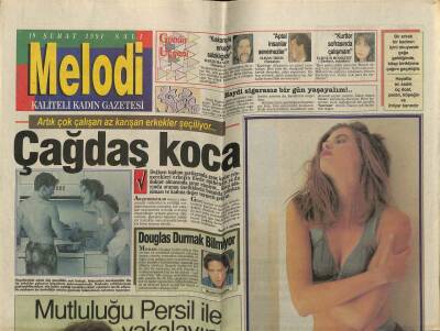 Sabah Gazetesi Melodi Eki 19 Şubat 1991 - Cem Özere Gözaltı GZ75479 - 1
