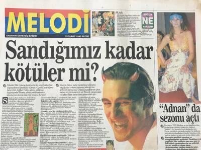 Sabah Gazetesi Melodi Eki 19 Şubat 1995-Erkekler Sandığımız Kadar Kötüler Mi? GZ36700 - 1