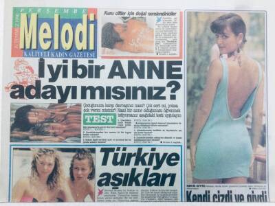 Sabah Gazetesi Melodi Eki 19 Temmuz 1990 - İyi Bir Anne Adayımısınız? GZ40960 - 1