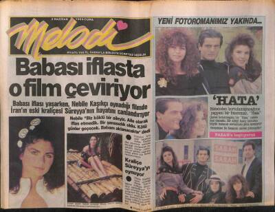 Sabah Gazetesi Melodi Eki 2 Haziran 1989 - Sibel Can Hakan Ural Birlikte Söyleyecek GZ63353 - 2