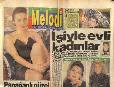 Sabah Gazetesi Melodi Eki 2 Mart 1990 - Neslihan Yazıcı,Papağanlı Güzel GZ75258 - 1
