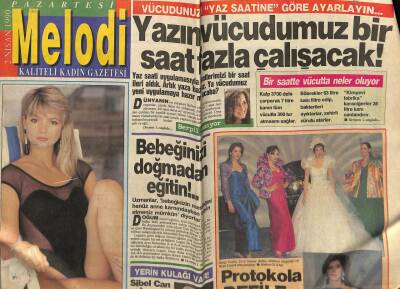 Sabah Gazetesi Melodi Eki 2 Nisan 1990 - Oya Aydoğana Haciz Geldi GZ75278 - 1