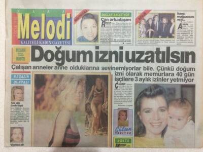 Sabah Gazetesi Melodi Eki 2 Ocak 1990 - 90 Yılının Starı GZ50731 - 1