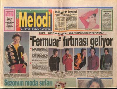 Sabah Gazetesi Melodi Eki 20 Ağustos 1991 - Meltem Doğanayın İsyanı GZ75353 - 1