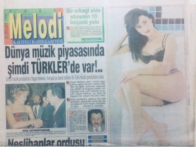 Sabah Gazetesi Melodi Eki 20 Kasım 1990 - Dünya Müzik Piyasasında Şimdi Türklerde Var GZ42335 - 1