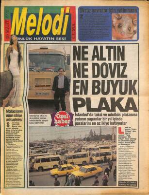 Sabah Gazetesi Melodi Eki 20 Mart 1992 - Kayahan Anadolu Turnesine Çıkıyor - Zülfü Livaneli Fırtınası GZ94220 - 1