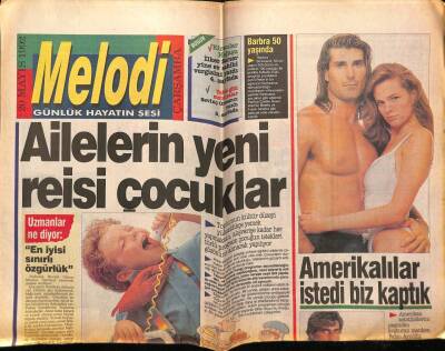 Sabah Gazetesi Melodi Eki 20 Mayıs 1992 - Ailelerin Yeni Reisi Çocuklar GZ75286 - 1