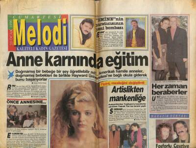 Sabah Gazetesi Melodi Eki 20 Ocak 1990 - Mustafa Topaloğlunun Yeni Bombası GZ75473 - 1