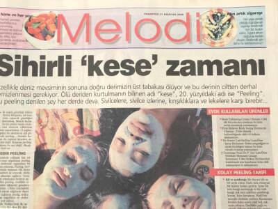 Sabah Gazetesi Melodi Eki 21 Ağustos 2000 -Cinselliği Tetikleyen Gıdalar -Sihirli Kese Zamanı GZ36355 - 1