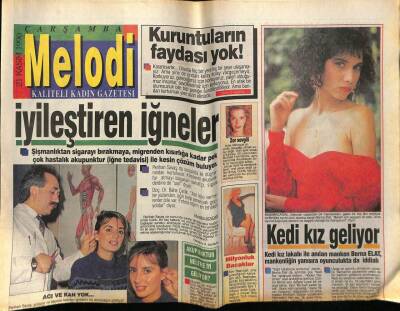 Sabah Gazetesi Melodi Eki 21 Kasım 1990 - Perihan Savaşı İyileştiren İğneler GZ75440 - 1