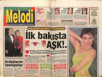 Sabah Gazetesi Melodi Eki 21 Ocak 1991 - Zeki Müren,Servetimi Hayır İşlerinde Harcayacağım GZ63010 - 2