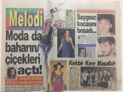Sabah Gazetesi Melodi Eki 21 Şubat 1990 - Emraha Deli Gömleği Giydirdiler, Fatma Girik Dizide Oynayacak GZ27258 - 1