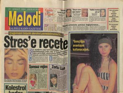Sabah Gazetesi Melodi Eki 21 Şubat 1991 - Zerrin Yaman,Gençliğin Avantajını Kullanacağım GZ75478 - 1