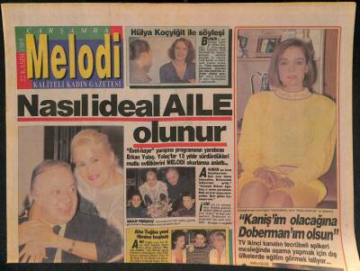 Sabah Gazetesi Melodi Eki 22 Kasım 1989 - Mesleğine Aşık Olan Fatma Tokçabalaban , İşine Radyo Spikerliği İle Başlamış GZ126265 - 1