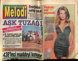 Sabah Gazetesi Melodi Eki 22 Kasım 1990 - Gülşen Bubikoğlu Ve Kızı Zeynep GZ75438 - 1