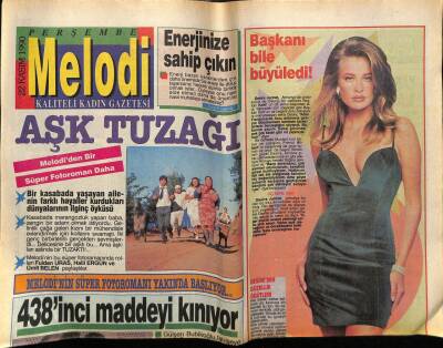 Sabah Gazetesi Melodi Eki 22 Kasım 1990 - Gülşen Bubikoğlu Ve Kızı Zeynep GZ75438 - 1