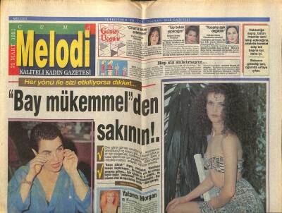 Sabah Gazetesi Melodi Eki 22 Mart 1991 - Fatma Girik Yoruldu GZ75497 - 1